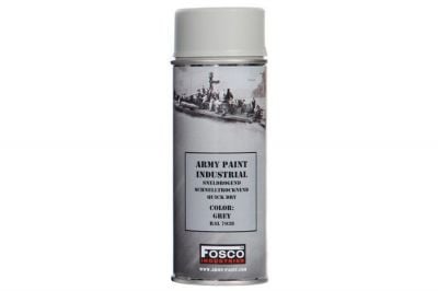 Fosco Army Spray Paint 400ml (Grey) - Detail Image 1 © Copyright Zero One Airsoft
