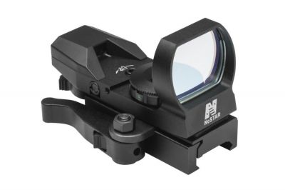 NCS Multi Reticule Red Illuminating Reflex Sight with QD Mount - Detail Image 1 © Copyright Zero One Airsoft