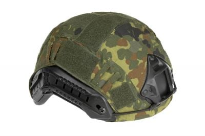 Invader Gear Fast Helmet Cover (Flecktarn) - Detail Image 1 © Copyright Zero One Airsoft
