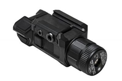 NCS Green Laser with Strobe for 20mm RIS & Pistol Rails - Detail Image 1 © Copyright Zero One Airsoft