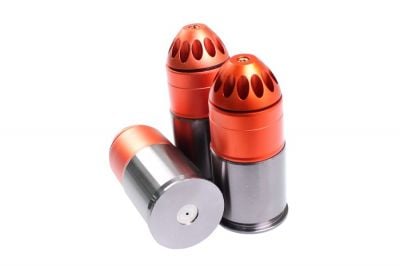 King Arms 40mm Gas Grenade 120rds M381 HE VN Set of 3 - Detail Image 3 © Copyright Zero One Airsoft