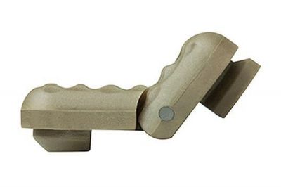 NCS KeyMod Single Slot Covers Pack of 18 (Tan) - Detail Image 3 © Copyright Zero One Airsoft