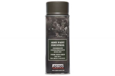 Fosco Army Spray Paint 400ml (Olive Drab) - Detail Image 1 © Copyright Zero One Airsoft
