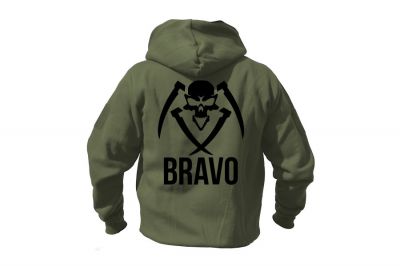 ZO Combat Junkie Special Edition NAF 2018 'Bravo' Viper Zipped Hoodie (Olive) - Detail Image 2 © Copyright Zero One Airsoft
