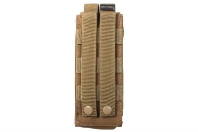 Mil-Force MOLLE M4 Double Mag Pouch (Tan) - Detail Image 2 © Copyright Zero One Airsoft