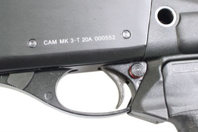 APS CO2 CAM870 MKIII-T Tactical Shotgun (Black) - Detail Image 8 © Copyright Zero One Airsoft