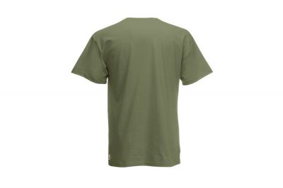 ZO Combat Junkie T-Shirt 'For Adults' (Olive) - Size Medium - Detail Image 2 © Copyright Zero One Airsoft