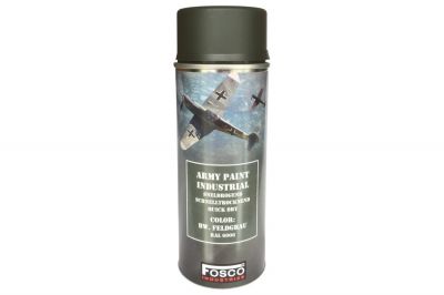 Fosco Army Spray Paint 400ml (Olive Grey) - Detail Image 1 © Copyright Zero One Airsoft