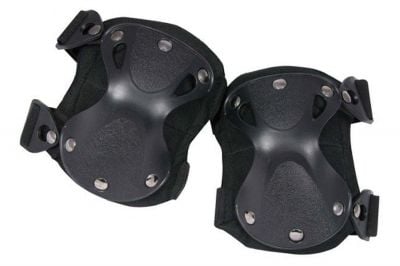 Viper Hard Shell Knee Pads (Black) - Detail Image 1 © Copyright Zero One Airsoft