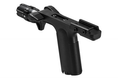 NCS Vertical Grip with Strobe Flashlight for 20mm RIS - Detail Image 2 © Copyright Zero One Airsoft