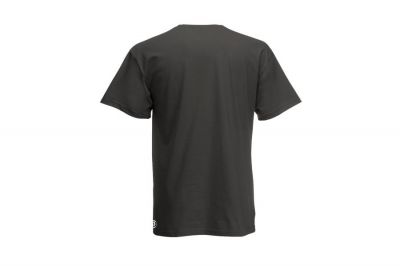 ZO Combat Junkie T-Shirt 'Just Did It' (Grey) - Size Medium - Detail Image 2 © Copyright Zero One Airsoft