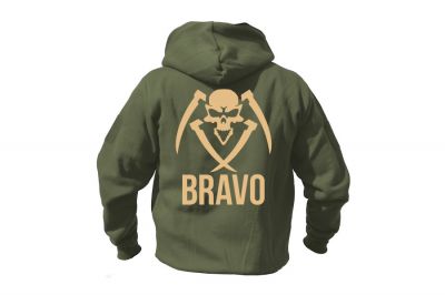 ZO Combat Junkie Special Edition NAF 2018 'Bravo' Viper Zipped Hoodie (Olive) - Detail Image 3 © Copyright Zero One Airsoft