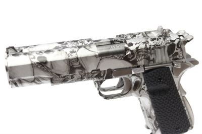 Armorer Works GBB Evil Skull 1911 Double Barrel - Detail Image 10 © Copyright Zero One Airsoft