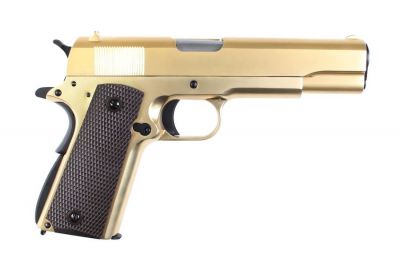 WE GBB 1911 (24k Gold Plated) - Detail Image 2 © Copyright Zero One Airsoft