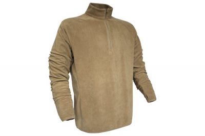 Viper Elite Mid-Layer Fleece (Coyote Tan) - Size Large - Detail Image 1 © Copyright Zero One Airsoft
