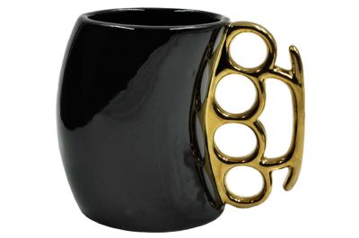 Caliber Gourmet Brass Knuckles Mug - Detail Image 1 © Copyright Zero One Airsoft