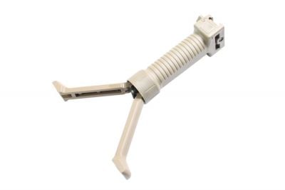 Evolution Tactical Bipod (Tan) - Detail Image 1 © Copyright Zero One Airsoft