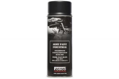 Fosco Army Spray Paint 400ml (Flat Black)
