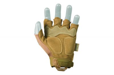 Mechanix M-Pact Fingerless Gloves (Coyote) - Size Medium - Detail Image 1 © Copyright Zero One Airsoft