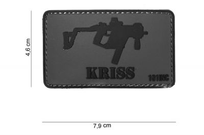 101 Inc PVC Velcro Patch &quotKRISS Vector" - Detail Image 2 © Copyright Zero One Airsoft