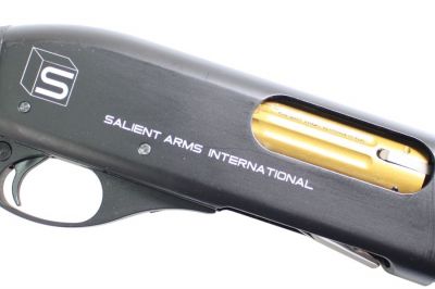 APS/EMG CO2 CAM870 MKIII Salient Arms International Licensed Law Enforcement Shotgun (Black) - Detail Image 5 © Copyright Zero One Airsoft