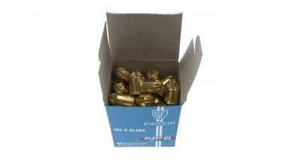 Fiocchi Pack of 50 Blanks .380 (9mm) for Grenades - Detail Image 2 © Copyright Zero One Airsoft