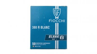 Fiocchi Pack of 50 Blanks .380 (9mm) for Grenades - Detail Image 1 © Copyright Zero One Airsoft