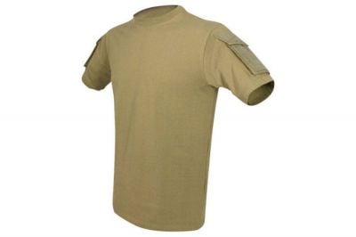 Viper Tactical T-Shirt (Coyote Tan) - Size 2XL - Detail Image 1 © Copyright Zero One Airsoft