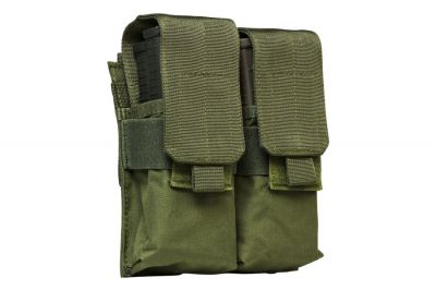 NCS VISM MOLLE Stacked Double Mag Pouch for M4 (Olive) - Detail Image 3 © Copyright Zero One Airsoft