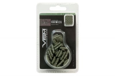 NCS KeyMod Single Slot Covers Pack of 18 (Olive) - Detail Image 2 © Copyright Zero One Airsoft