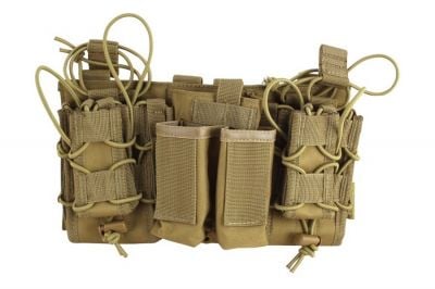 Viper MOLLE Mag Rig (Coyote Tan) - Detail Image 1 © Copyright Zero One Airsoft