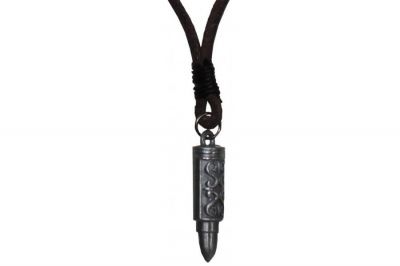 MFH Ornate Cartridge Necklace (Silver) - Detail Image 1 © Copyright Zero One Airsoft