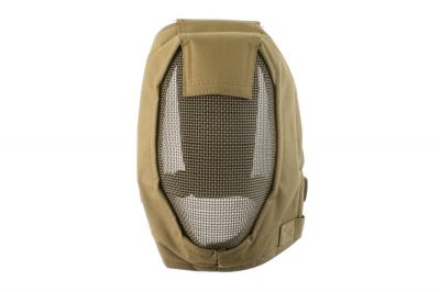Invader Gear Striker Mesh Full Face Mask (Coyote Tan) - Detail Image 1 © Copyright Zero One Airsoft
