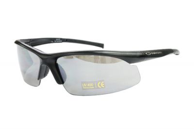 Guarder Protection Glasses 2010 Version in Hard Case (Black) - Detail Image 1 © Copyright Zero One Airsoft