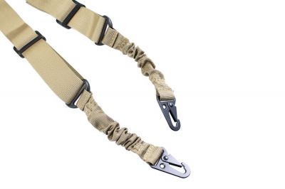 ZO Two-Point Bungee Sling (Tan) - Detail Image 1 © Copyright Zero One Airsoft