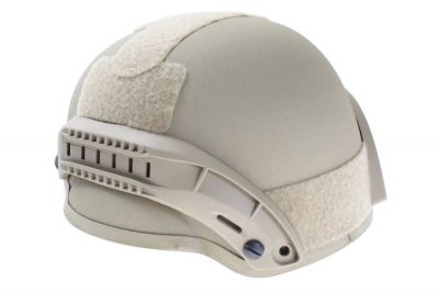 MFH ABS MICH 2002 Helmet (Coyote Tan) - Detail Image 4 © Copyright Zero One Airsoft