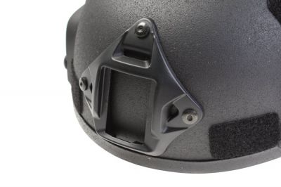 MFH ABS MICH 2002 Helmet (Black) - Detail Image 10 © Copyright Zero One Airsoft