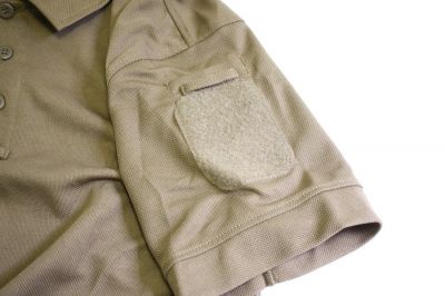 Viper Tactical Polo Shirt (Coyote Brown) - Size Extra Large - Detail Image 2 © Copyright Zero One Airsoft