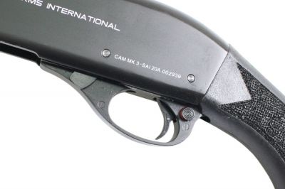 APS/EMG CO2 CAM870 MKIII Salient Arms International Licensed Law Enforcement Shotgun (Black) - Detail Image 10 © Copyright Zero One Airsoft
