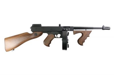 King Arms AEG M1928 Chicago (Imitation Wood) - Detail Image 2 © Copyright Zero One Airsoft