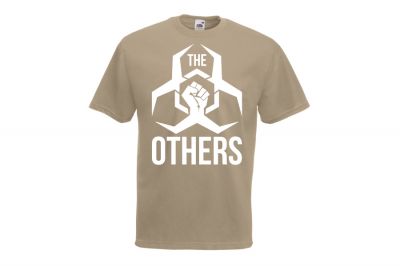 ZO Combat Junkie Special Edition NAF 2018 'The Others' T-Shirt (Tan) - Detail Image 1 © Copyright Zero One Airsoft