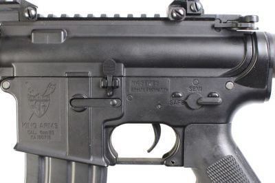 King Arms AEG M4 RIS II Ultra Grade (Black) - Detail Image 9 © Copyright Zero One Airsoft