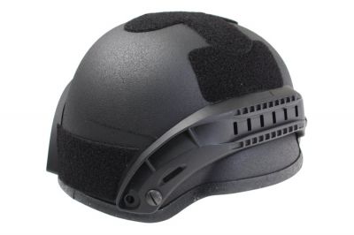 MFH ABS MICH 2002 Helmet (Black) - Detail Image 6 © Copyright Zero One Airsoft