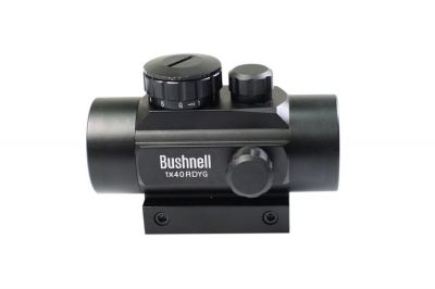 Bushnell 1x40 Dual Red/Green Dot Sight with Rail - Detail Image 2 © Copyright Zero One Airsoft