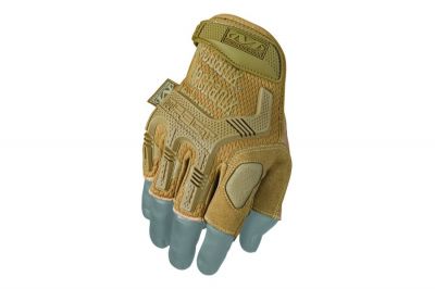 Mechanix M-Pact Fingerless Gloves (Coyote) - Size Extra Large - Detail Image 1 © Copyright Zero One Airsoft