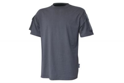 Viper Tactical T-Shirt Titanium (Grey) - Size Large - Detail Image 1 © Copyright Zero One Airsoft