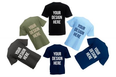 ZO Combat Junkie T-Shirt 'Your Design Here' - Detail Image 2 © Copyright Zero One Airsoft