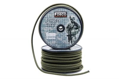 Fosco Bungee Cord (Olive) - Per Meter - Detail Image 1 © Copyright Zero One Airsoft
