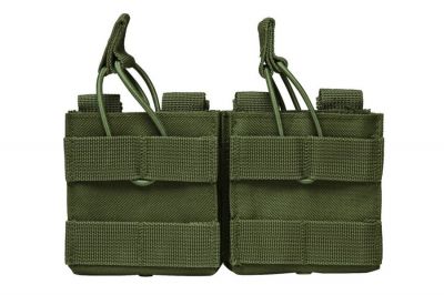 NCS VISM MOLLE Double Mag Pouch for .308 & 7.62 (Olive) - Detail Image 1 © Copyright Zero One Airsoft