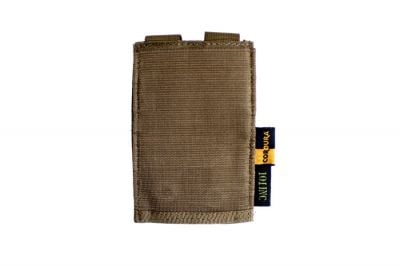 101 Inc MOLLE Elastic Single M4 Mag Pouch (Coyote Tan)